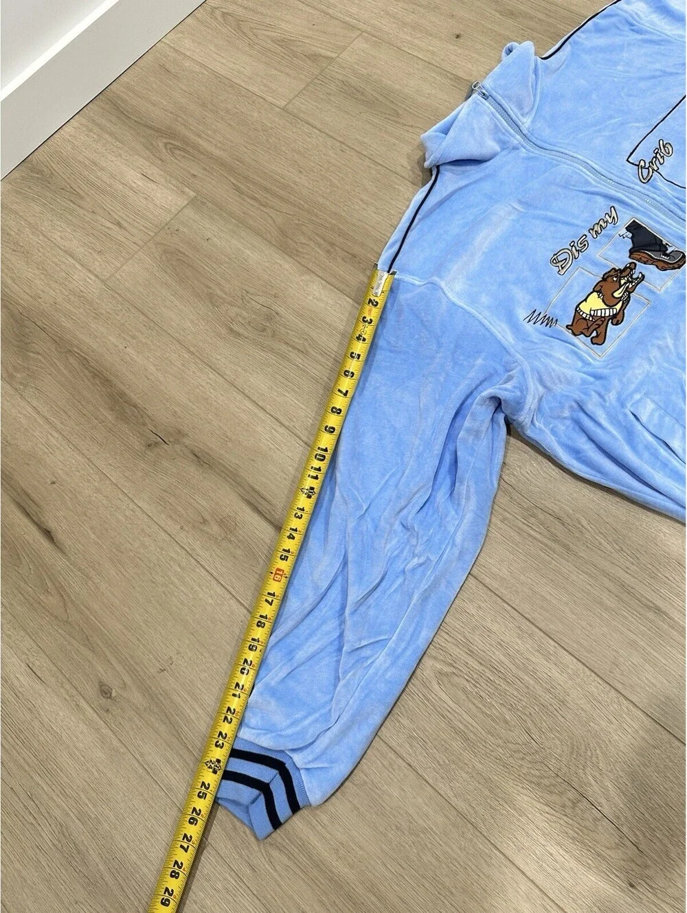 Raw Blue Tracksuit Mens 2XL/3XL Blue Y2K Hip Hop Zip Streetwear Skate